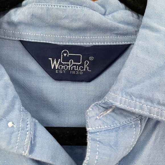 Vintage Woolrich Men’s Buttondown Short Sleeve Shirt - Picture 3 of 9